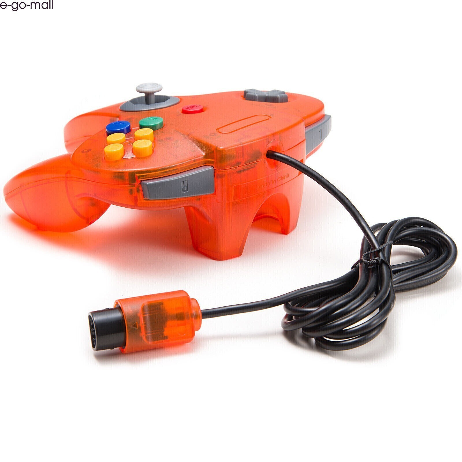 Classic N64 Controller Joystick Remote for N64 VideoGame N64 Console -Ice Orange