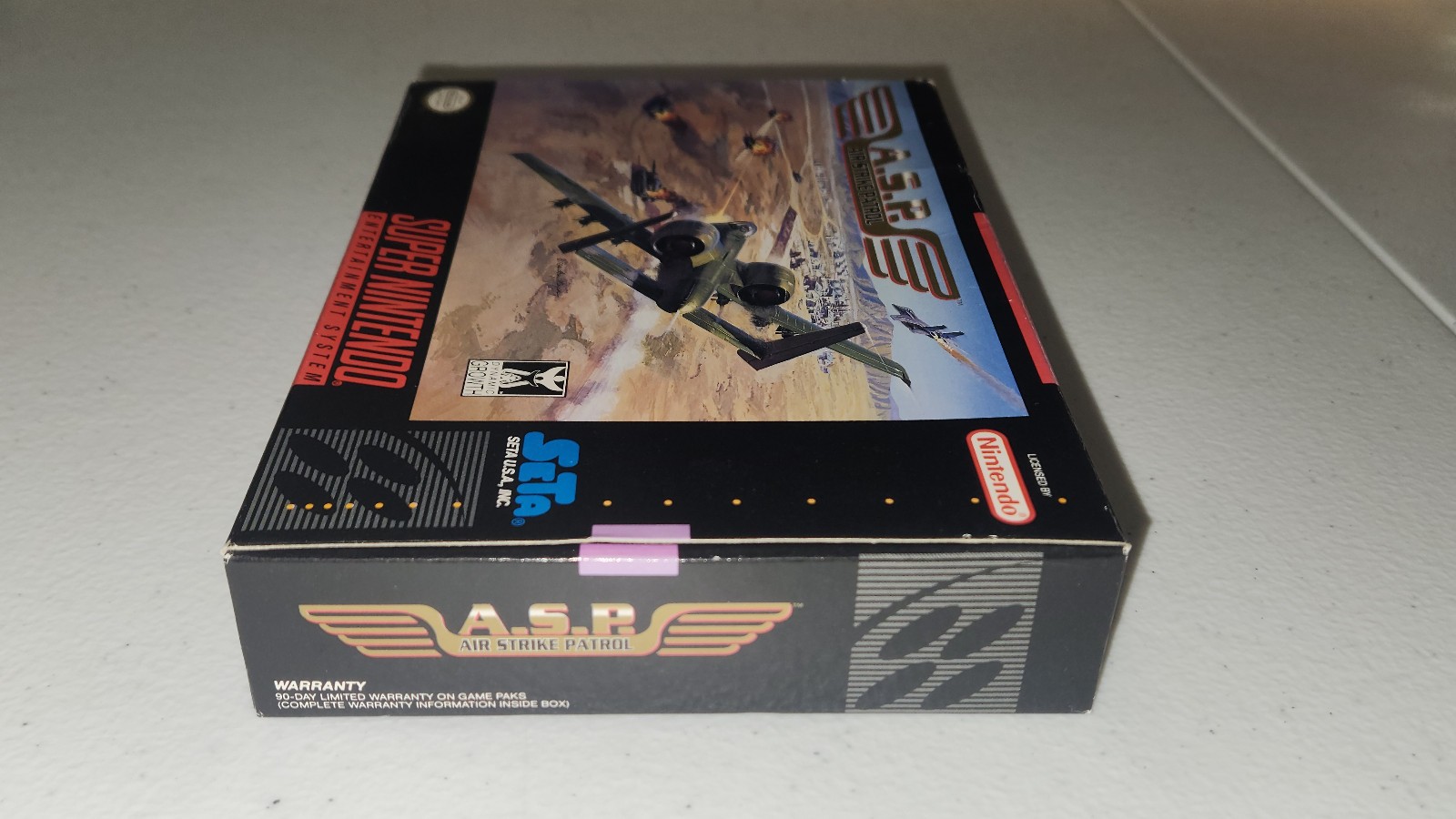 A.S.P. Air Strike Patrol (SNES) Super Nintendo CIB