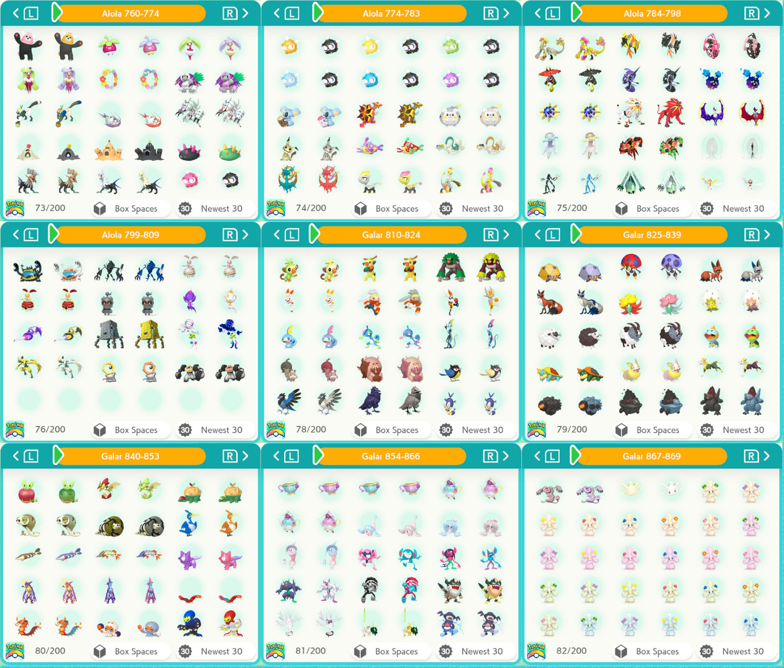 Full Living Dex | Pokemon Home | Definitive Edition | COMPLETE