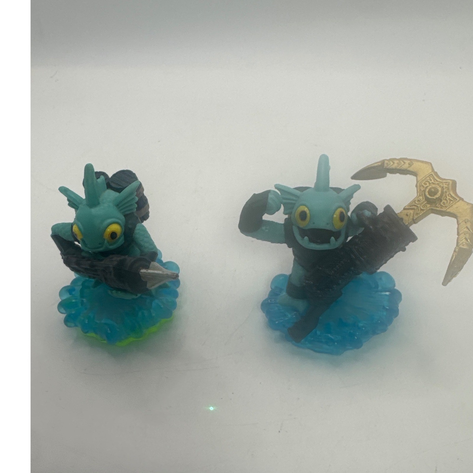Activision Skylanders Gill Grunt Deep Dive Figures Set 3in Teal Excellent Water