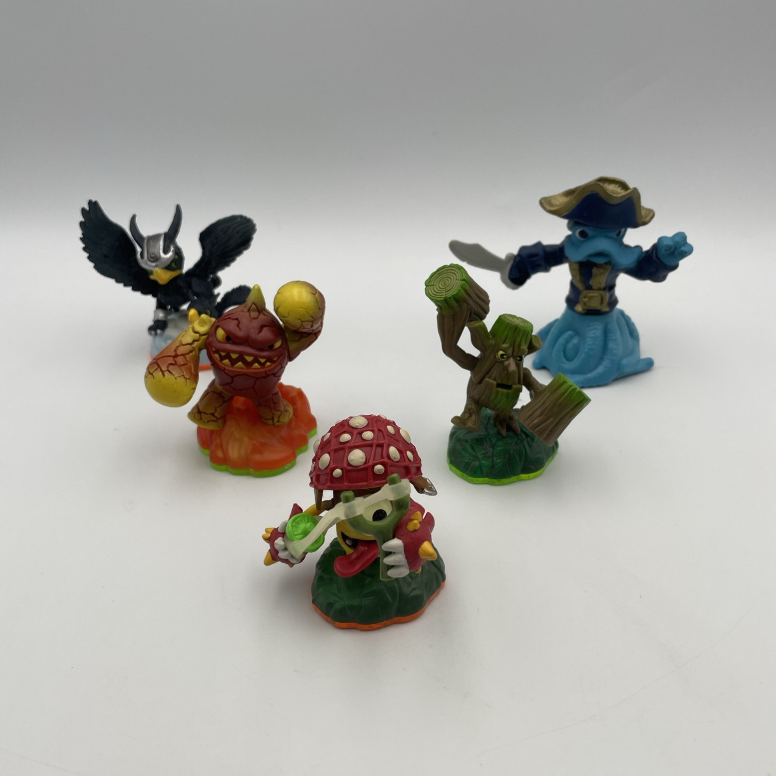 Lot of 4 skylanders Stump Smash Eruptor Shroomboom Sonic Boom