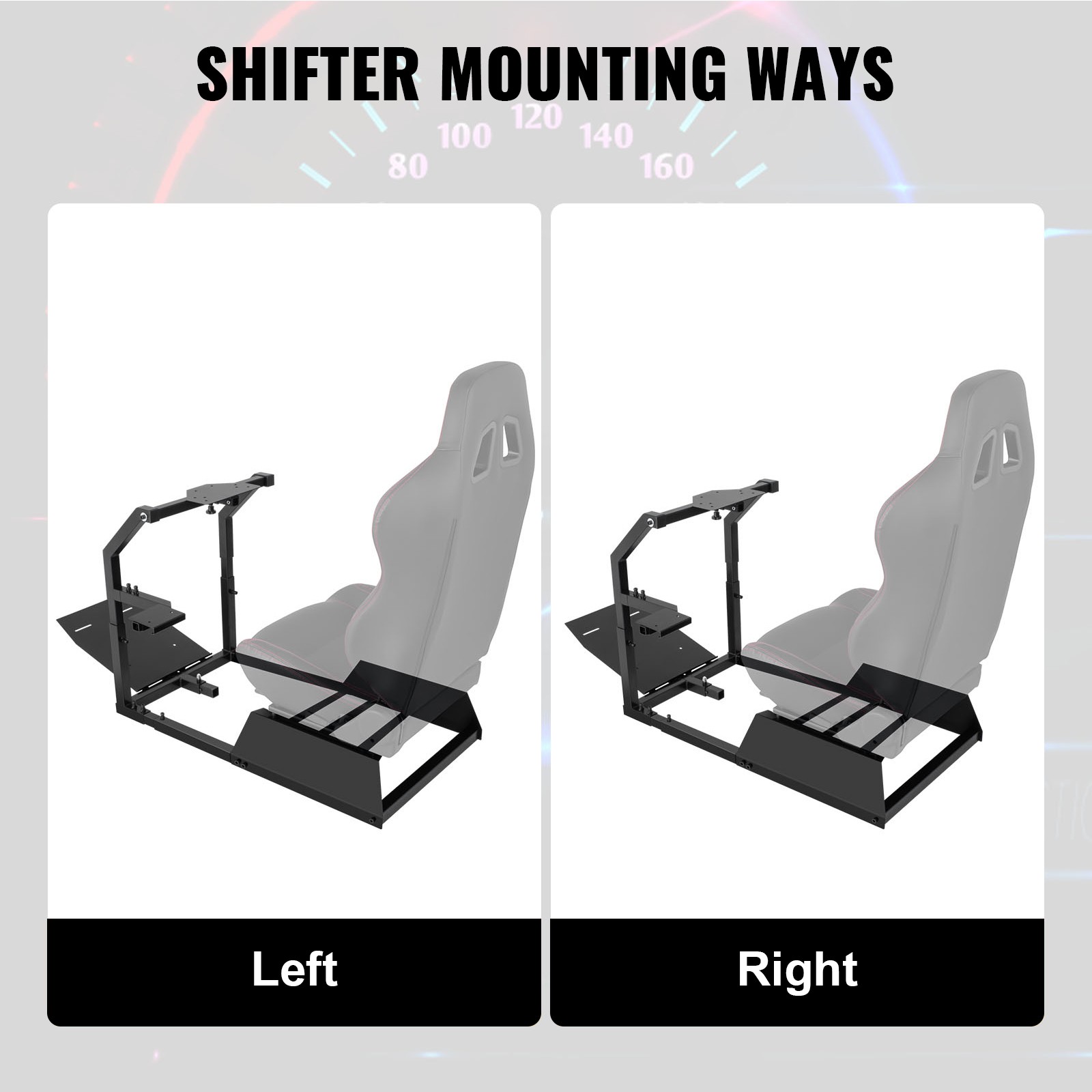 VEVOR Racing Simulator Cockpit Steering Wheel Stand G29/G923/G920 STAND ONLY
