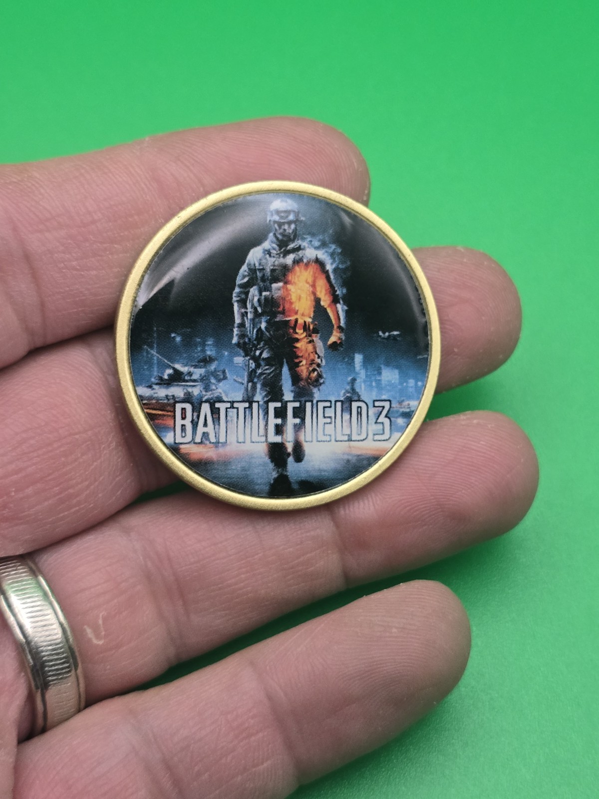 Battlefield 3 BF3 Challenge Coin Medal EA Rare Promo Xbox 360 Playstation 3 PC