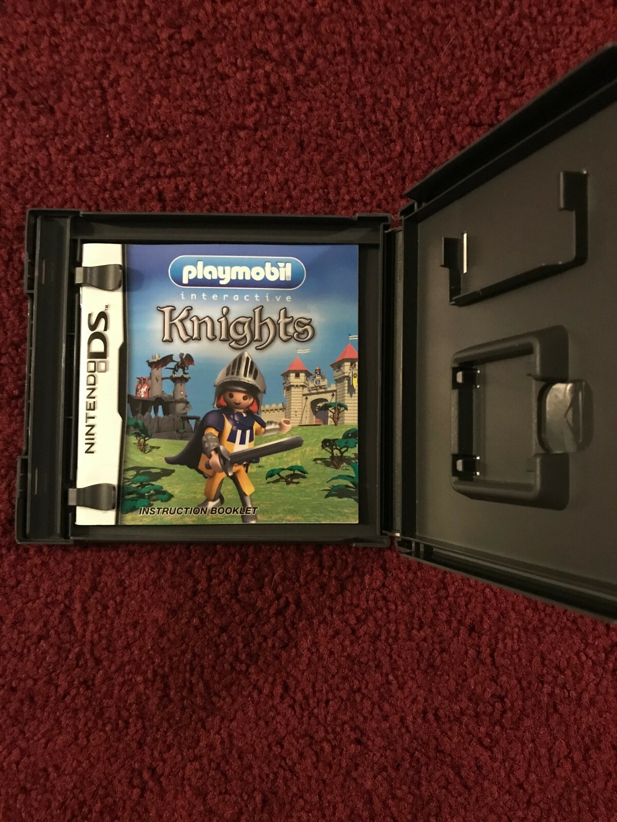 Playmobil Interactive Knights DS Game Case and Manual, No DS Chip