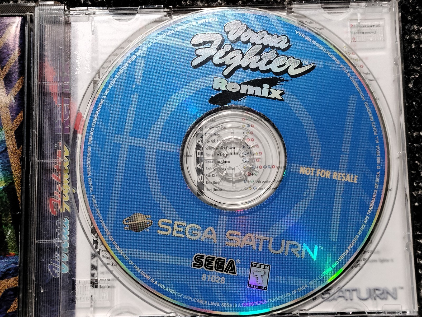 Virtua Fighter Remix (Sega Saturn) Complete CIB – Not for resale – small case