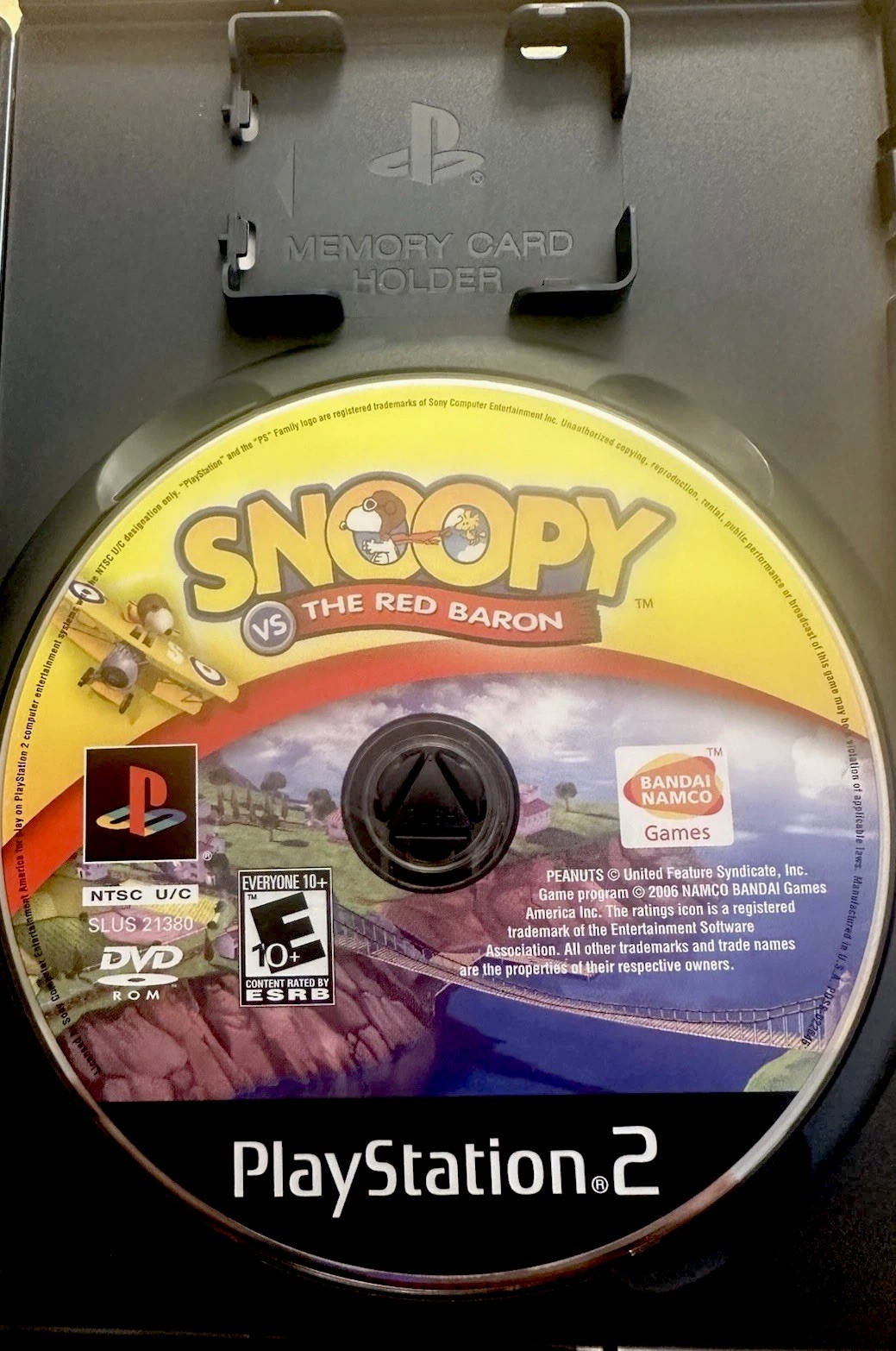 2006 PS2 PEANUTS Snoopy Vs. The Red Baron ~ Namco Bandai PlayStation 2 CIB