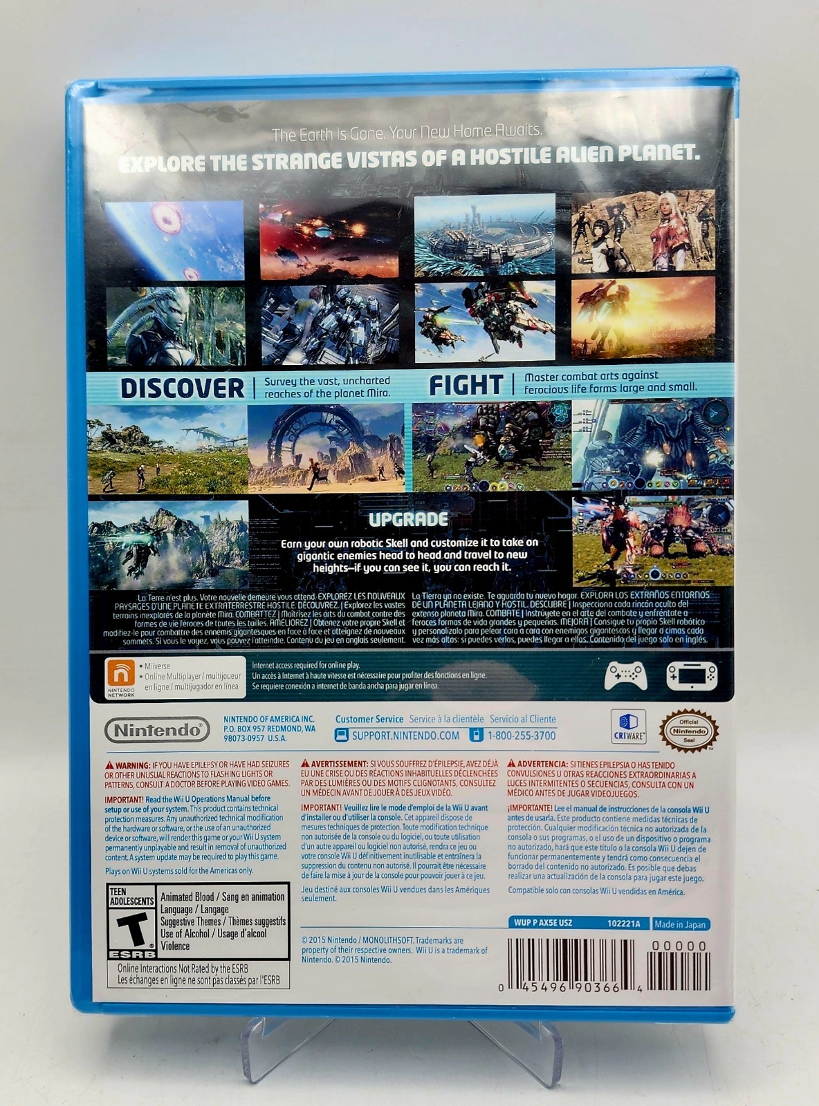 Xenoblade Chronicles X (Nintendo Wii U, 2015) New Sealed W/ Shelf Wear NTSC