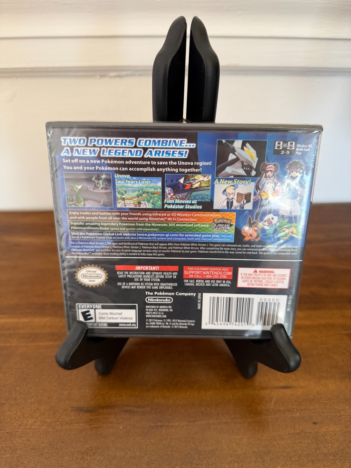 Pokémon Black Version 2 (Nintendo DS, 2012) New Factory Sealed Authentic