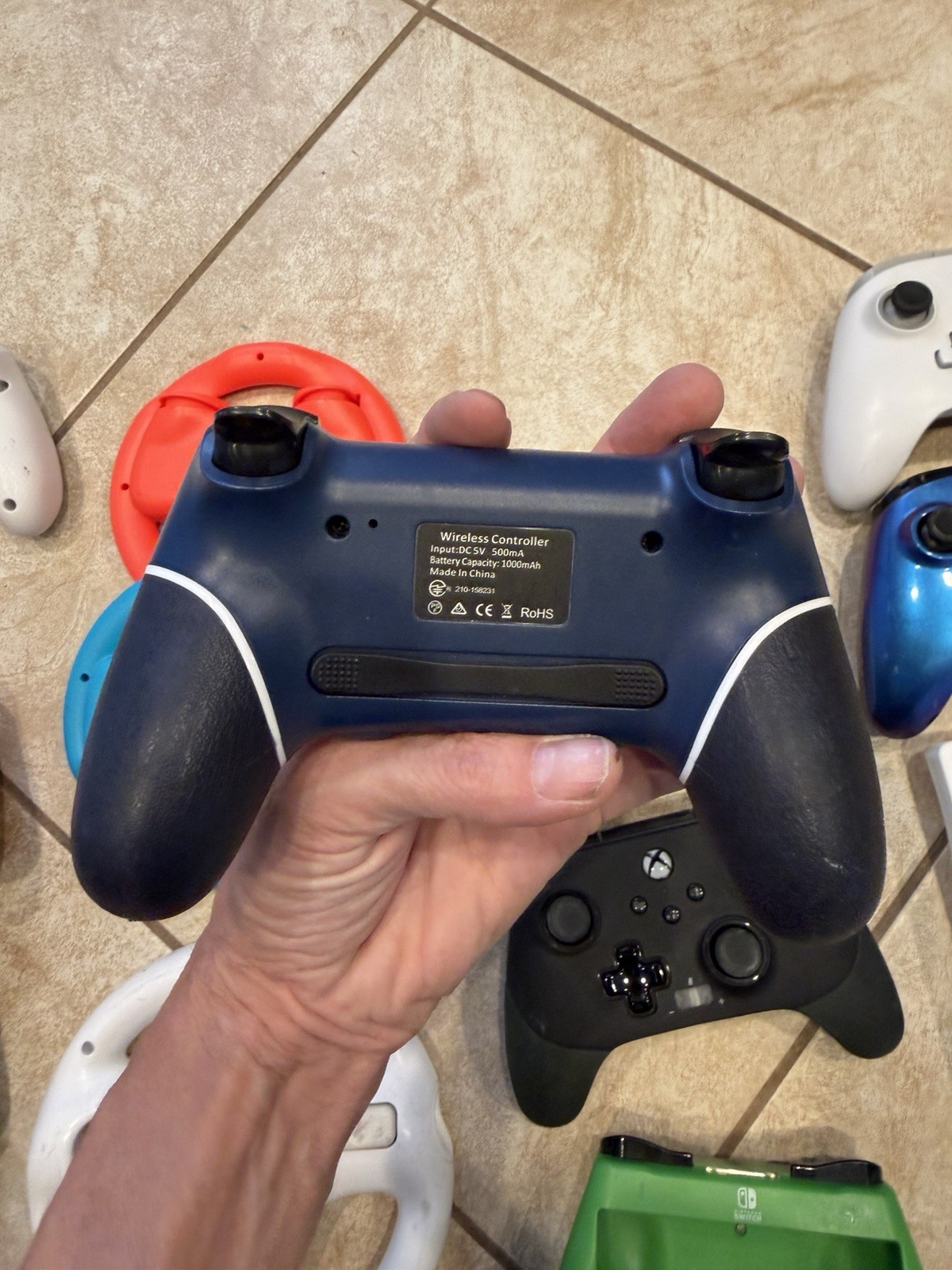 Lot Of 14 Xbox, Wii, Switch Controllers Various Colors Controllers PARTS ONLY
