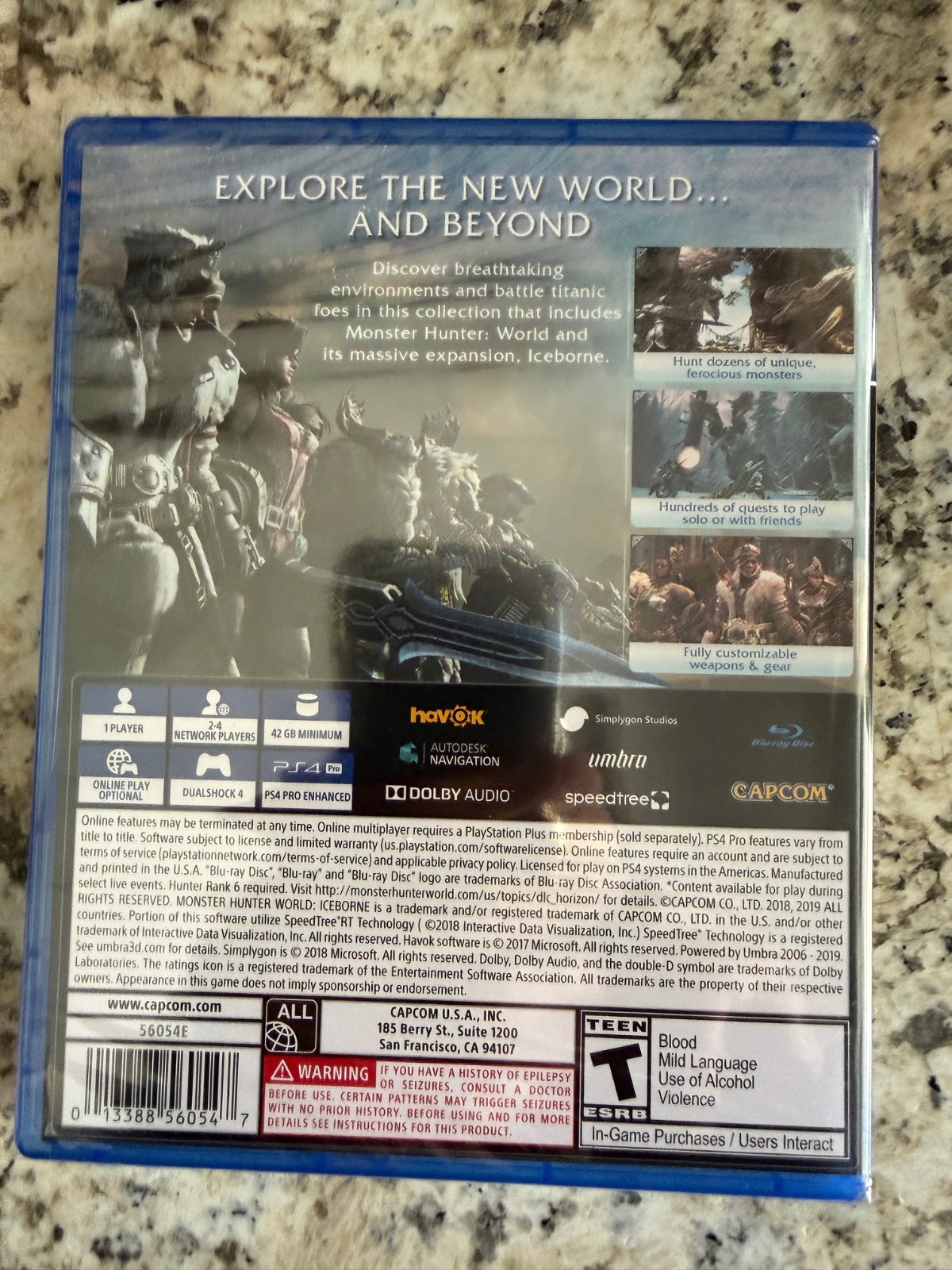 Monster Hunter World Iceborne Master Edition Brand New Factory Sealed