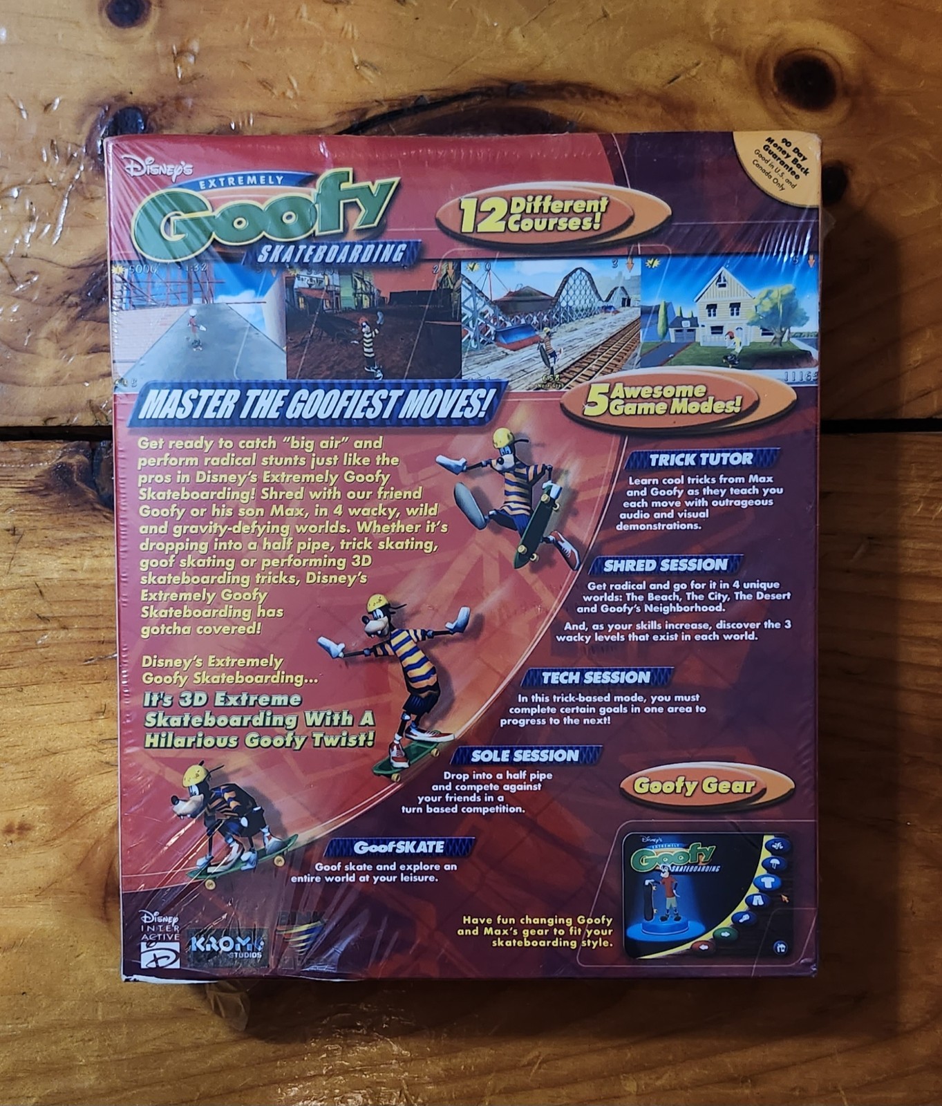Extremely Goofy Skateboarding • Sealed PC Big Box • Disney Interactive