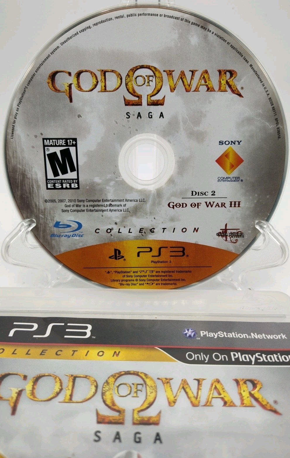 God of War Saga Collection (PS3, 2012) *CIB* Discs are MINT* Tested! FREE SHIP!