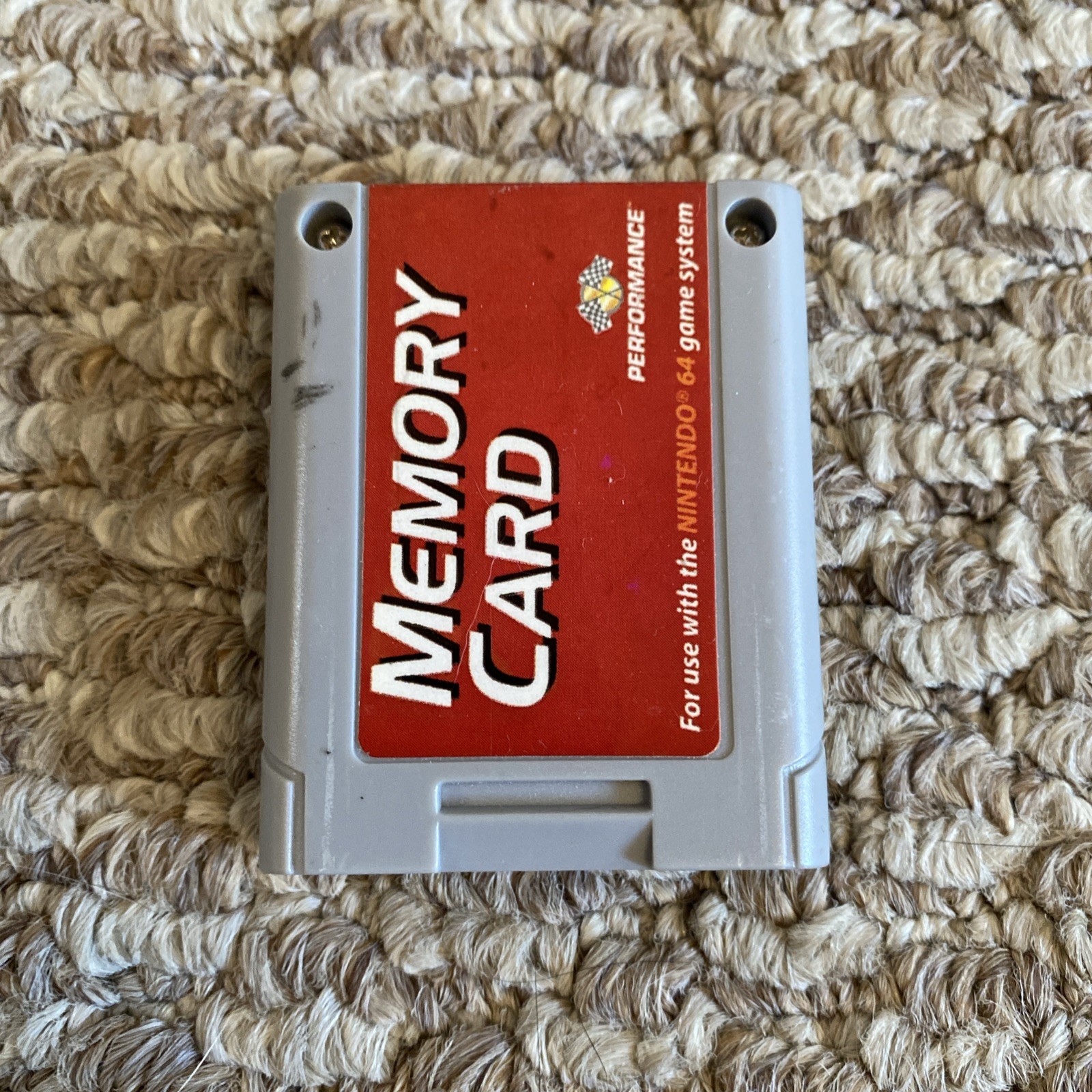 Nintendo 64 N64 Memory Card By Performance P-375A