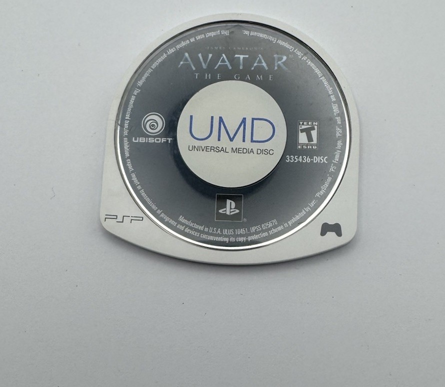 James Cameron’s Avatar: The Game (Sony PSP, 2009) Untested But Free Returns