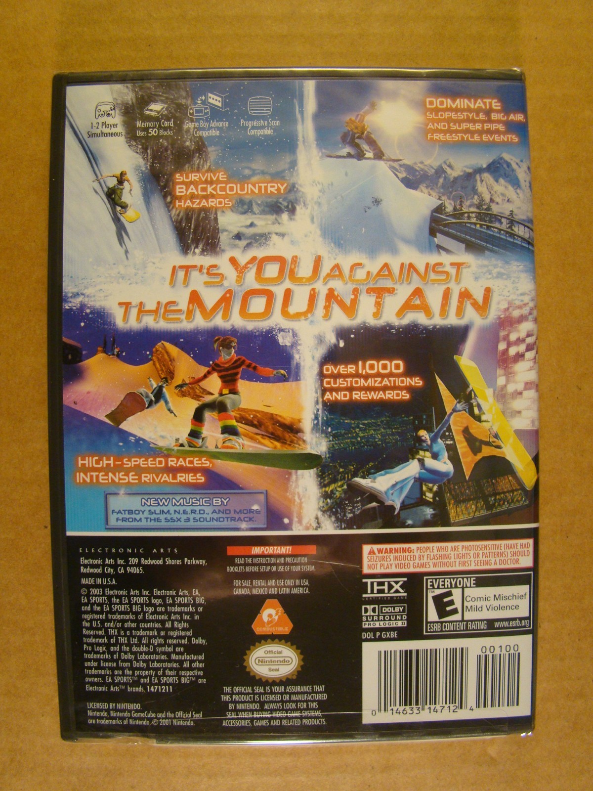 SSX3 – Nintendo Game Cube, Factory Sealed.