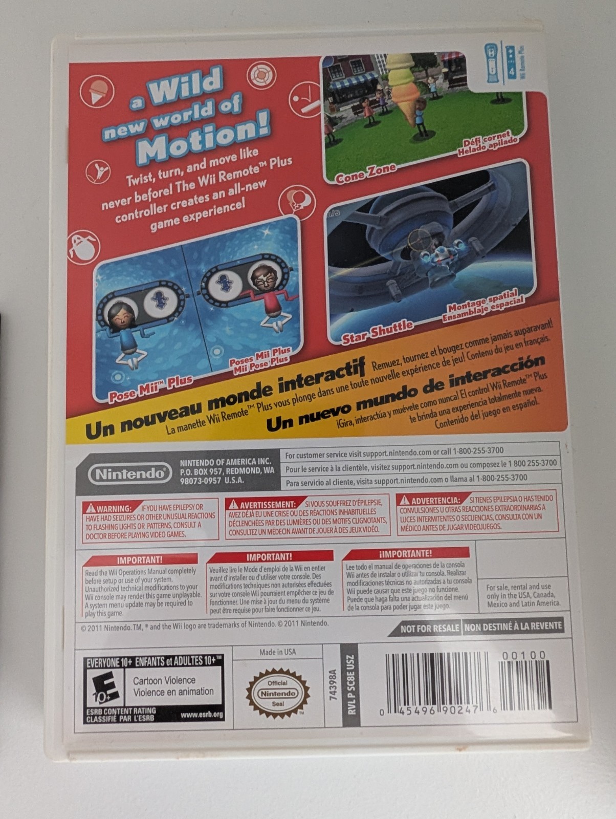 Wii Play Motion & Wii Play Nintendo Wii Game With Inserts Tested