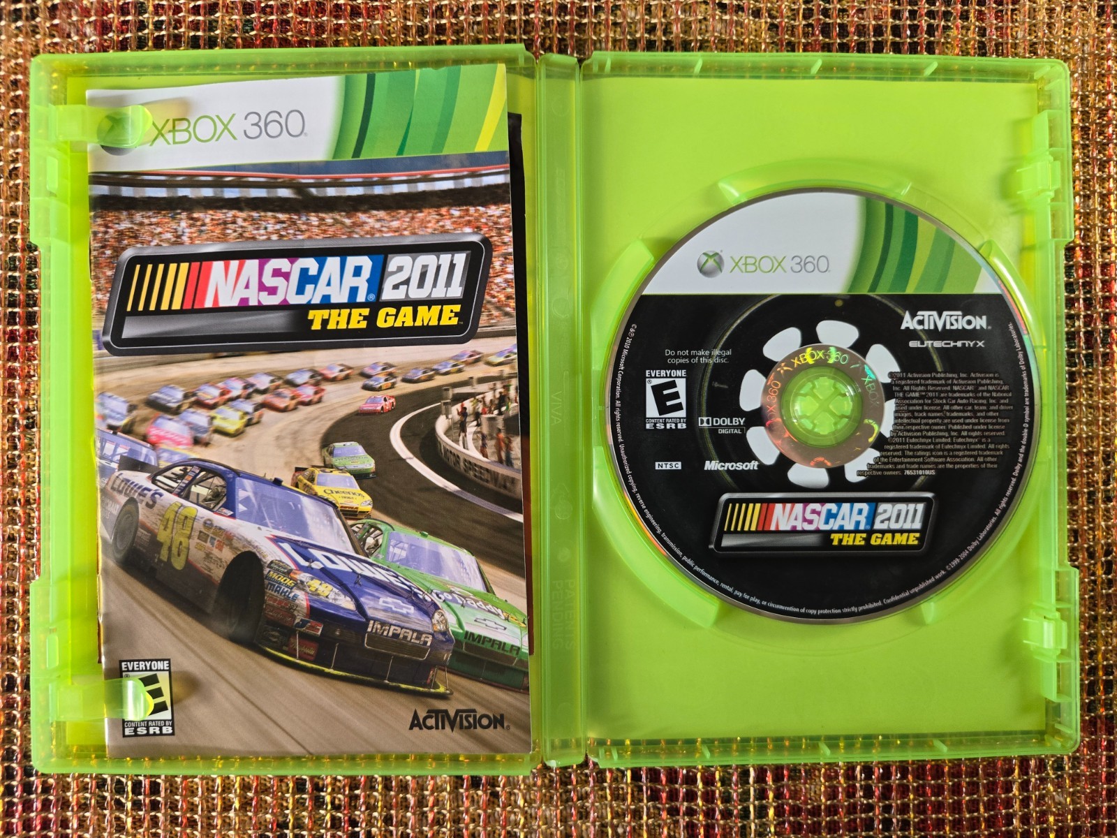 NASCAR 2011 The Game (Xbox 360, 2011) Complete With Manual
