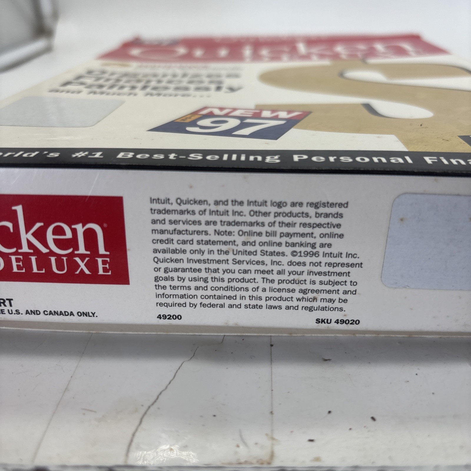 Quicken Deluxe 97 Windows Business Productivity Win 95 And Win 3.1 Untested