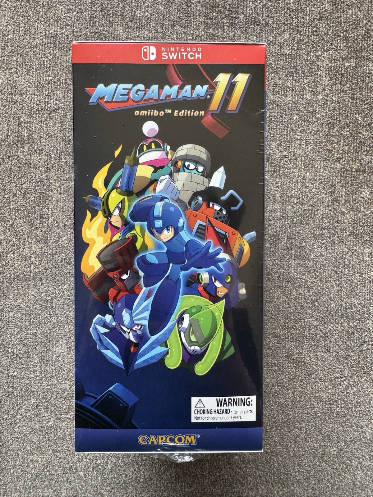 Mega Man 11 Amiibo Edition Nintendo Switch SEALED Complete Capcom Rare