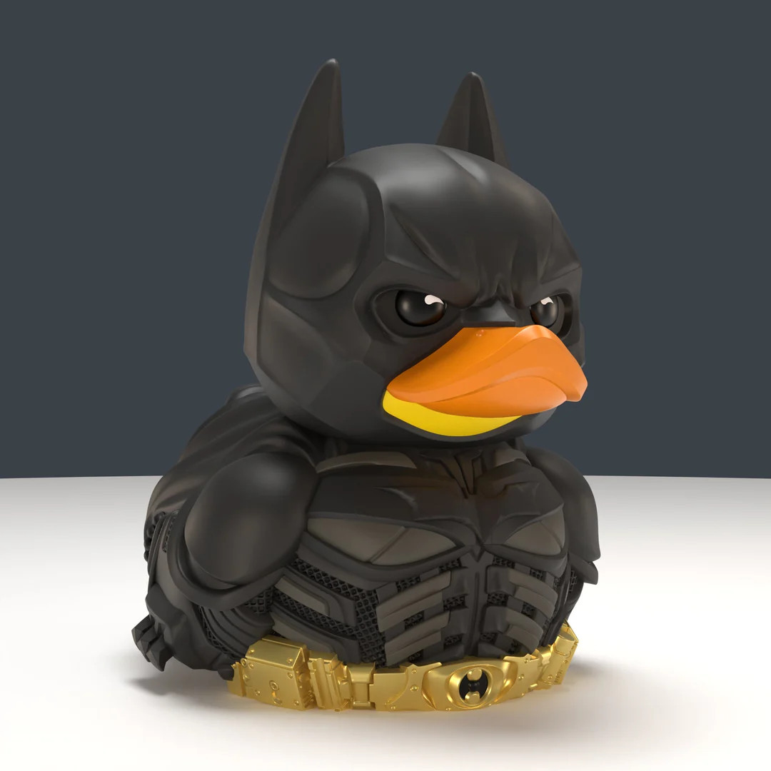 TUBBZ BATHTUB 1ST Edition MINI DC Comics Batman DARK KNIGHT DUCK FIGURE jeep