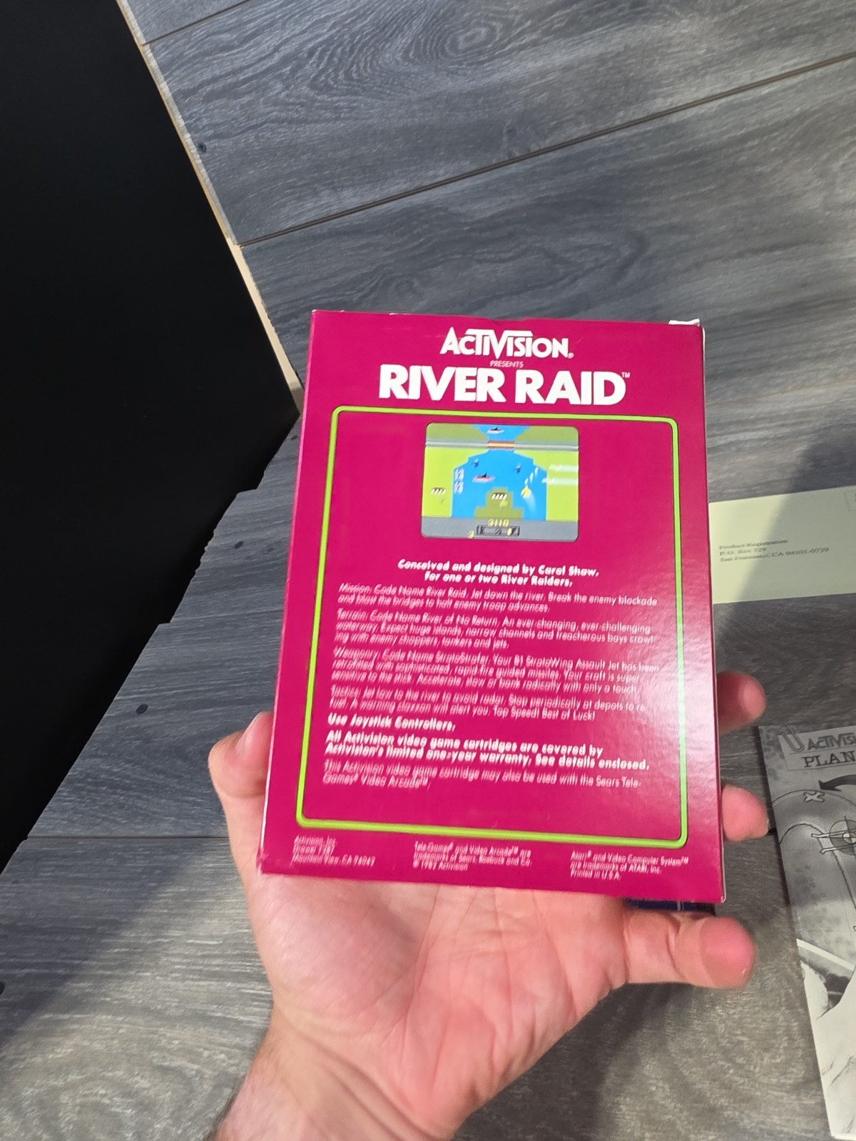 River Raid (Atari 2600) CIB Complete In Box W/ Manuals & Inserts – Tested