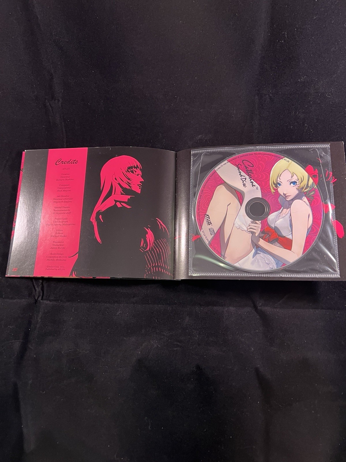 Catherine Art Book & Sound Music Disc (Altus, 2011) CD Promo Exclusive