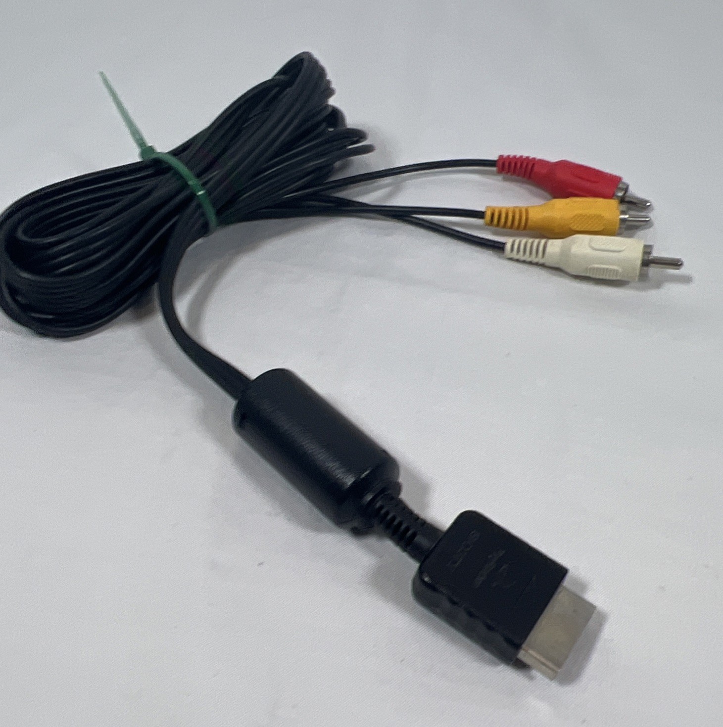 Genuine OEM Original Sony PlayStation PS1 PS2 AV Audio Video Cable RCA Component