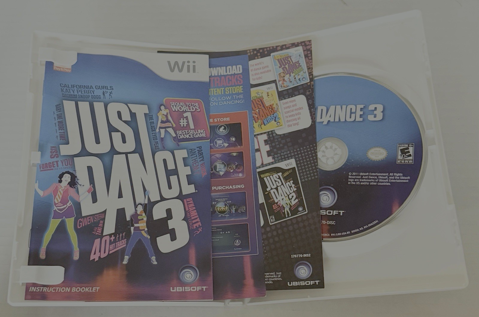Just Dance 1, 2, 3, 4 & Summer Party (Nintendo Wii) Bundle -Complete CIB -Tested