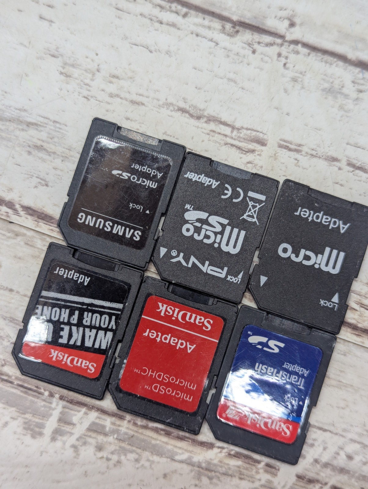 Memory Card Adapters Lot Of 6