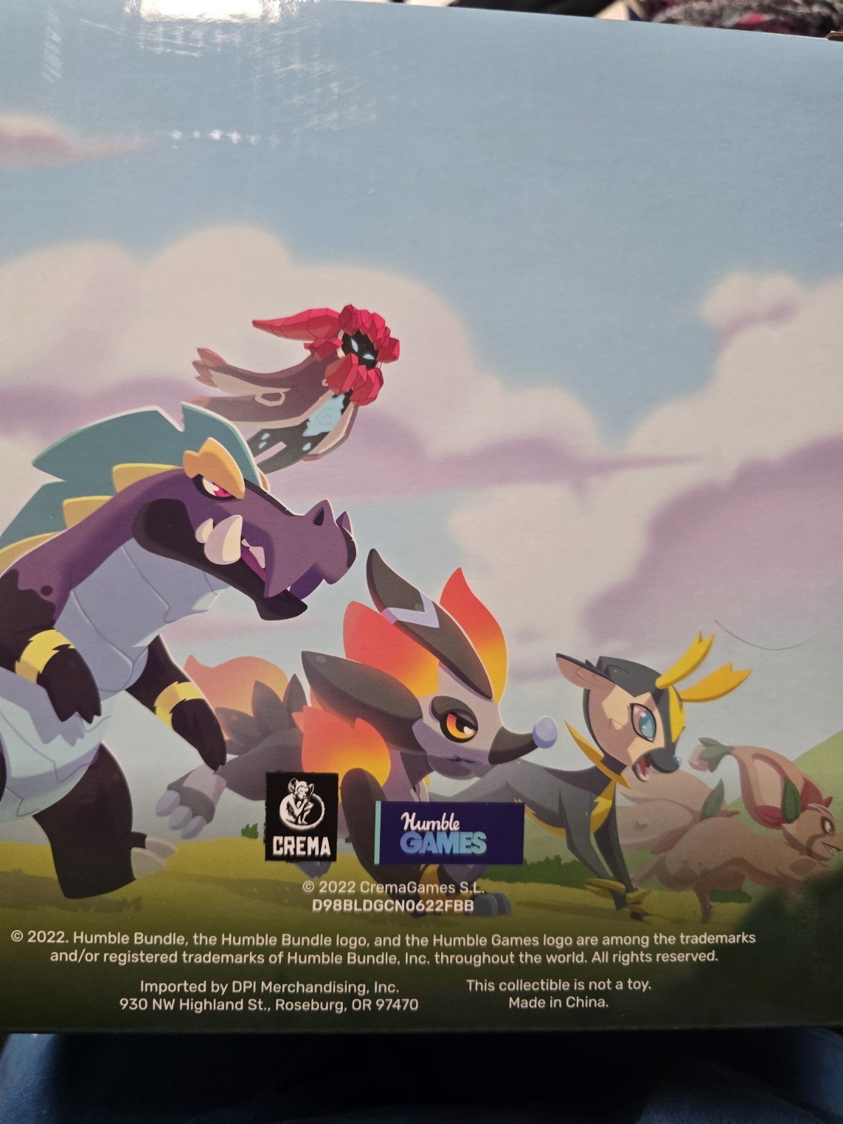 Temtem Collectors Edition Bundle – Statue, Pins, Patches, & Cards 2022 New. T109
