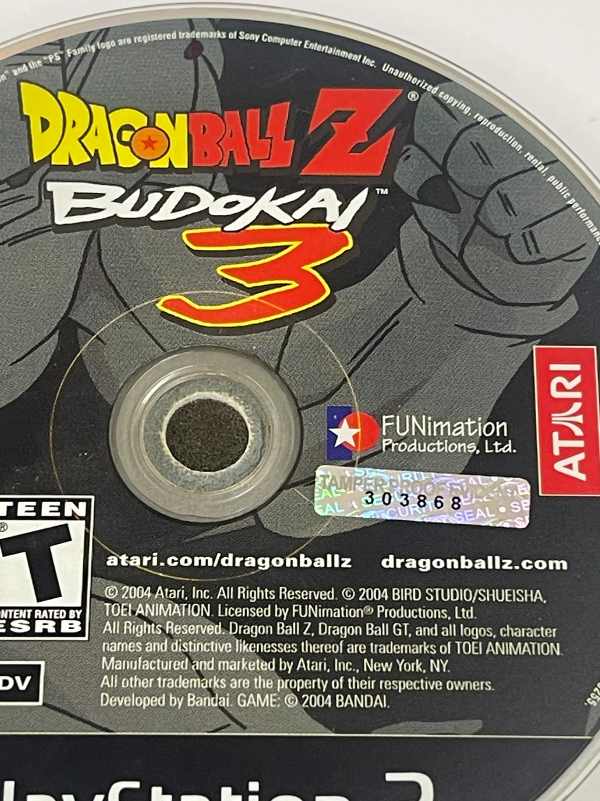 PS2 – Dragon Ball Z Budokai 3 Sony PlayStation 2 Disc Only #2961