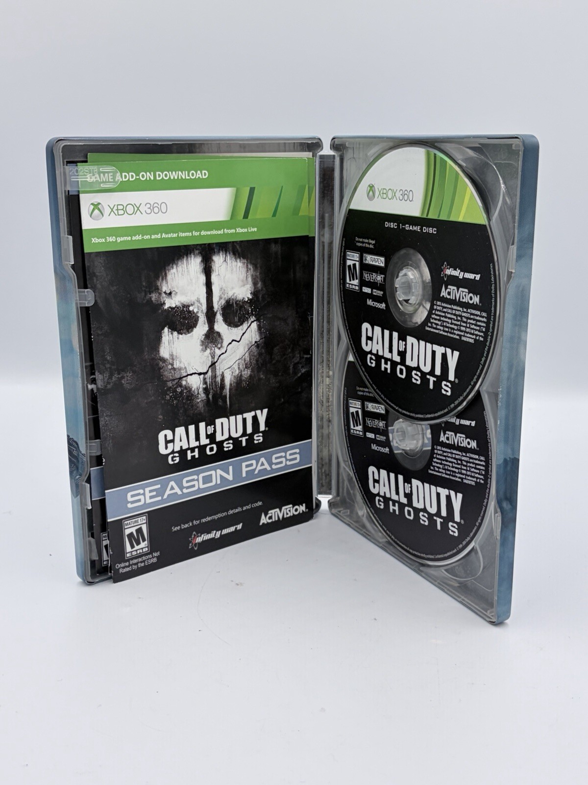 Call of Duty: Ghosts Hardened Edition (Microsoft Xbox 360, 2013) Complete Tested
