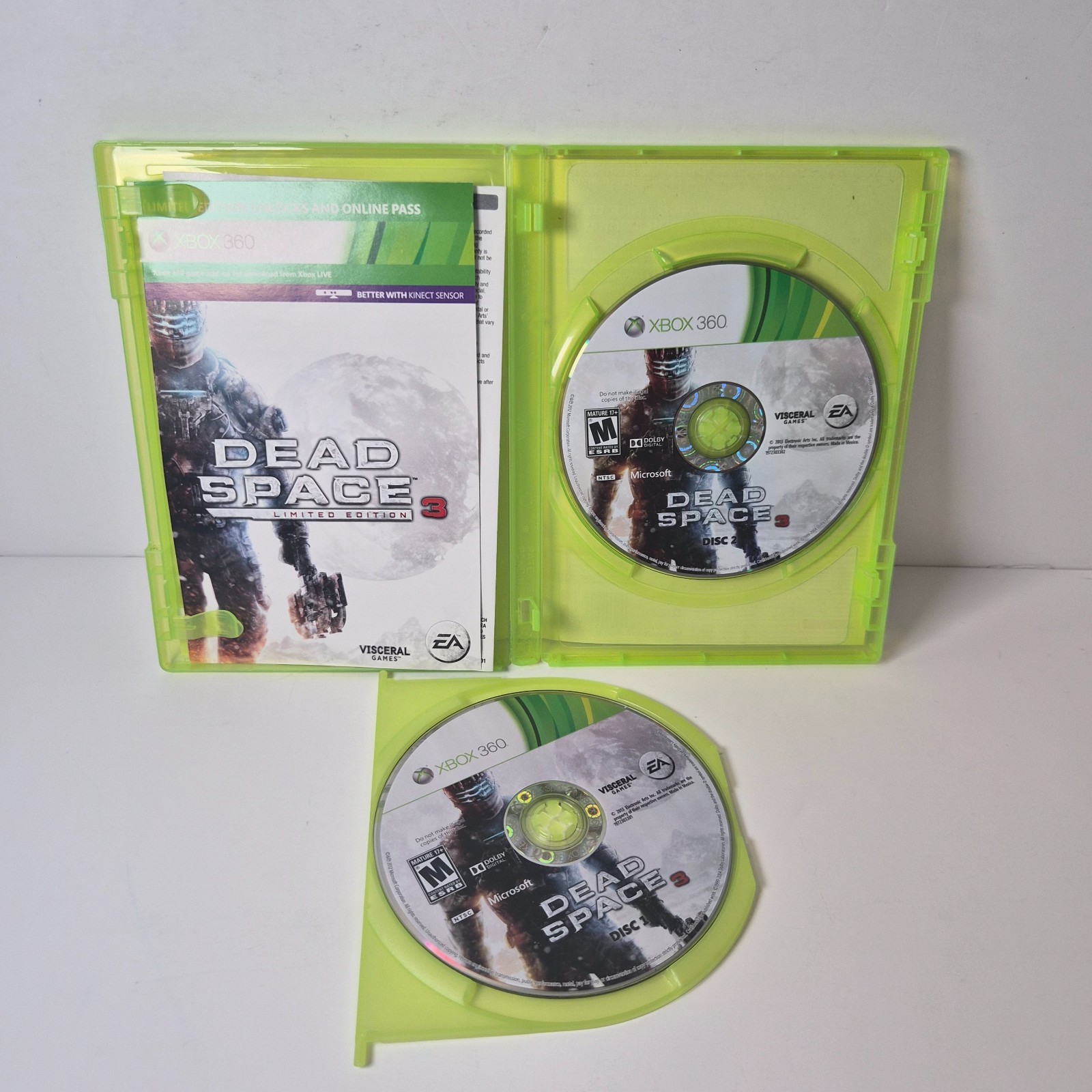 Dead Space 3 Limited Edition Xbox 360 CIB Tested 2 Disc Set