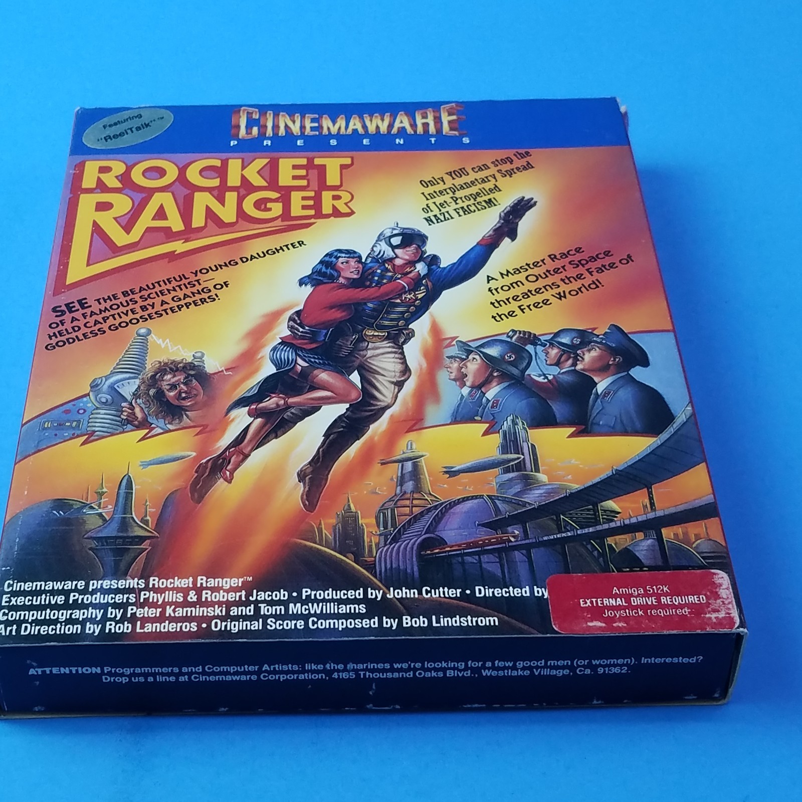 Rocket Ranger Commodore Amiga Disc Game By Cinemaware 1987