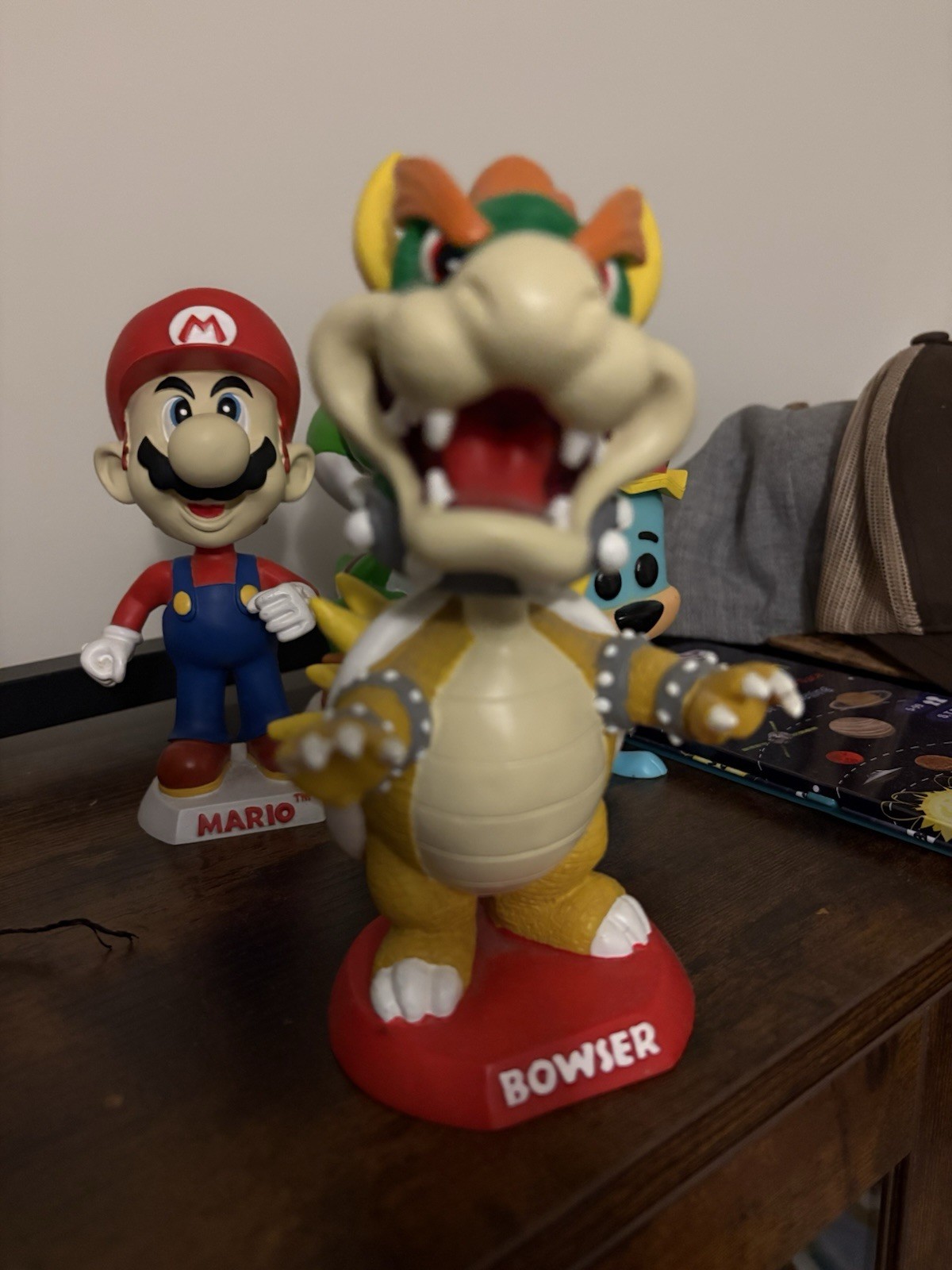 Vintage Nintendo Bowser Bobblehead 2001 ToySite BD&A Collectibles Super Mario