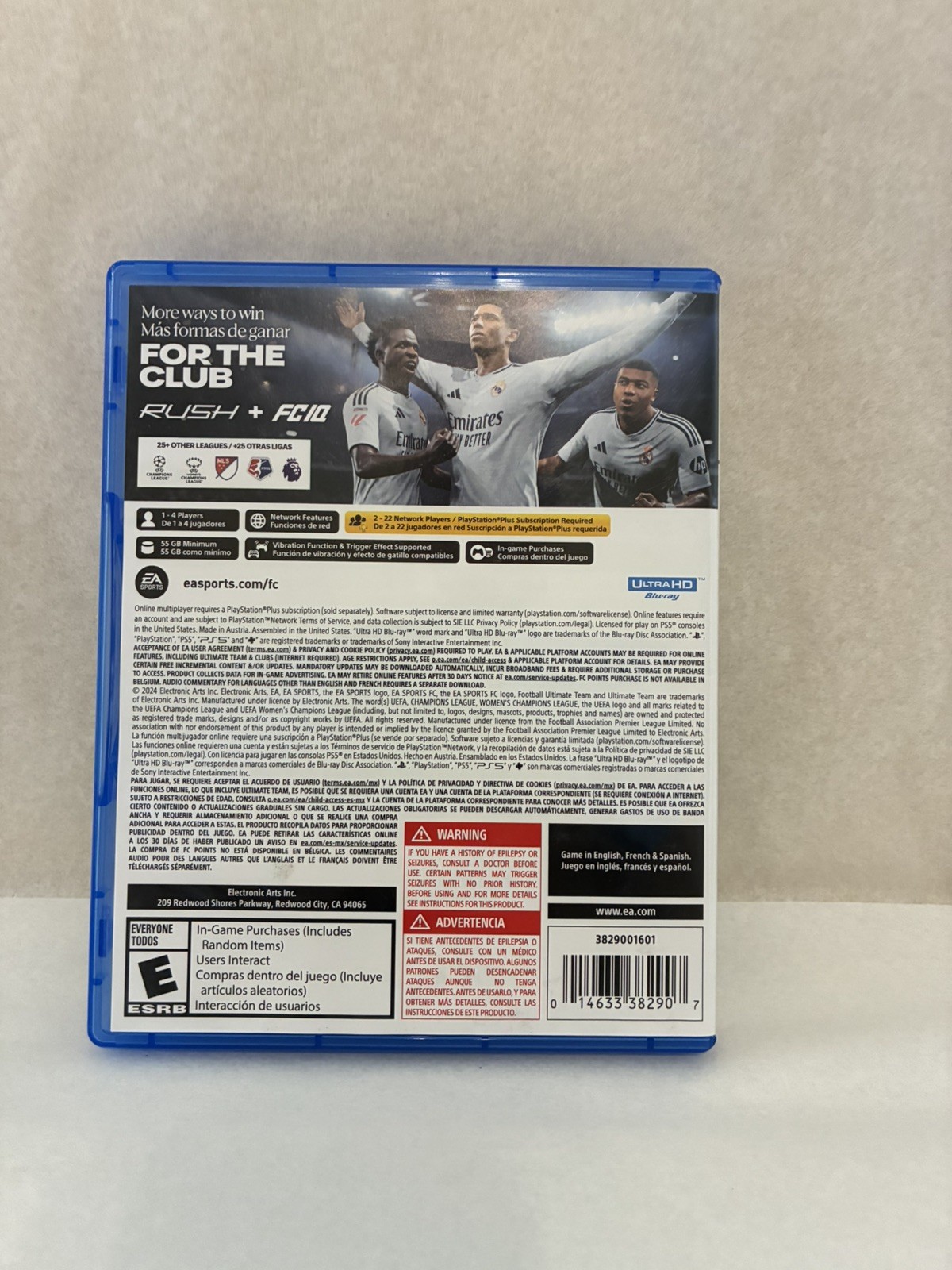 EA Sports FC 25 PS5 – New Open Box Football Game Soccer PS5