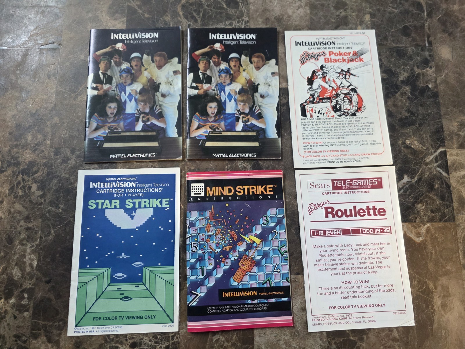 45 (90 individual) sets Authentic Intellivision overlays +15 single +20 manuals