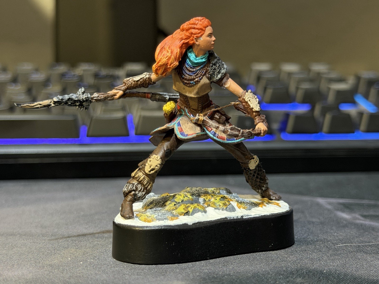 Horizon Forbidden West Regalla Edition Aloy Mini Statue Figure PlayStation