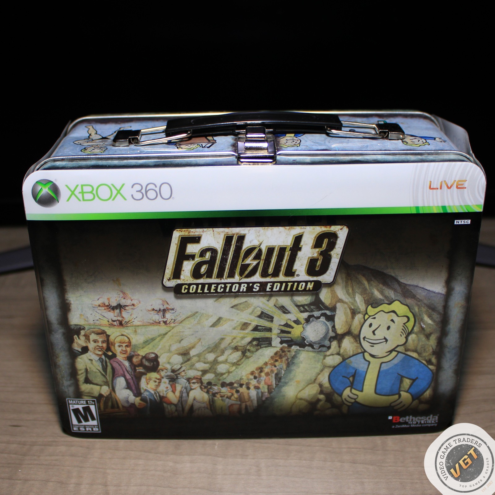 NO GAME! Fallout 3 Collector’s Edition VAULT BOY + CONTENTS Only! Xbox 360