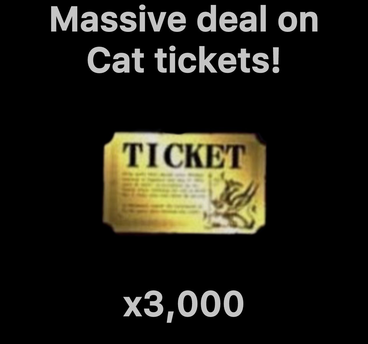 Battle Cats Cat Capsule Tickets! 3 ,000 Rare Cat Capsules! Incredible Deal!