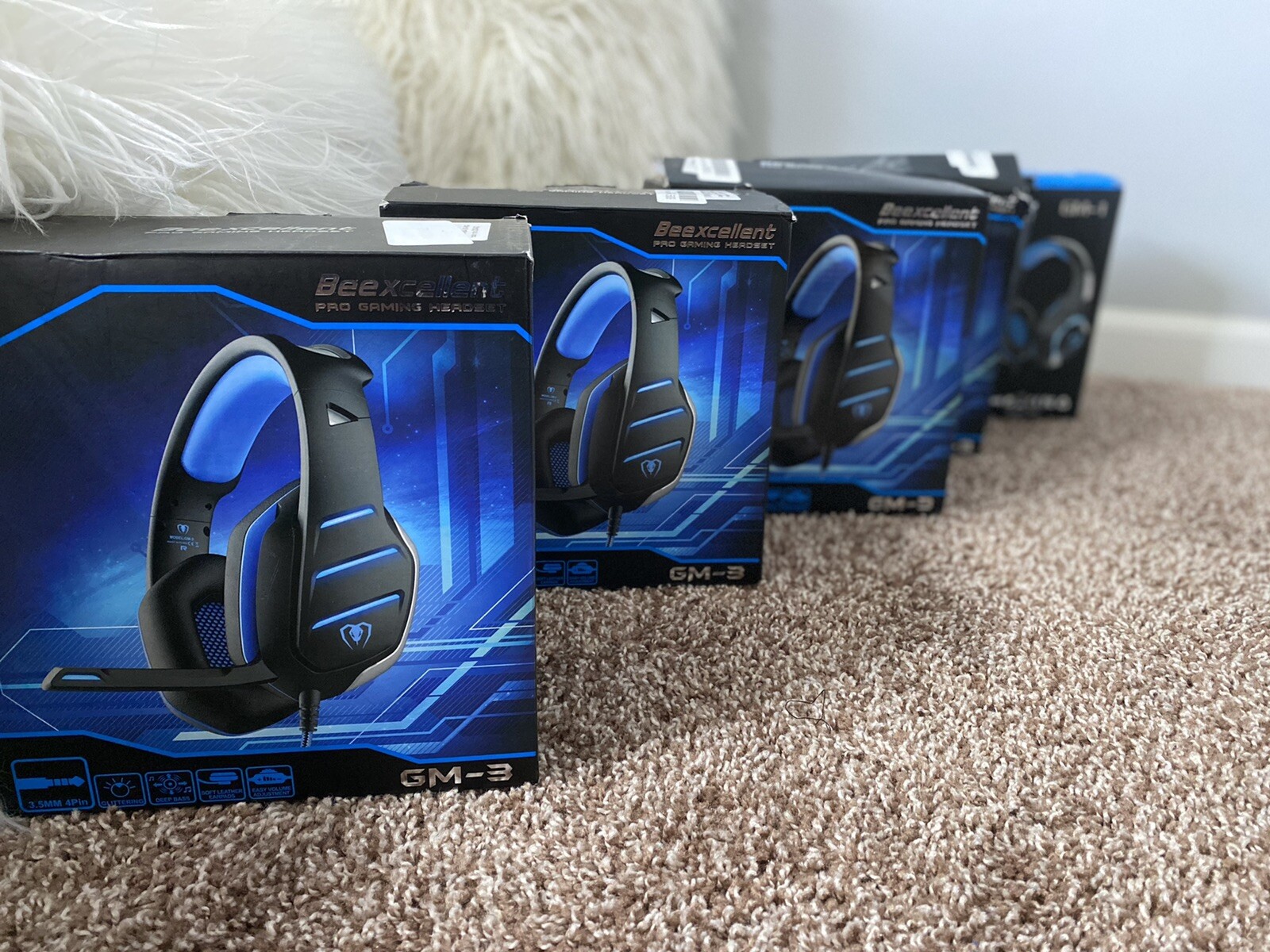 Beexcellent GM-3 Gaming Headset with Surround Sound & Noise-Isolation Microphone