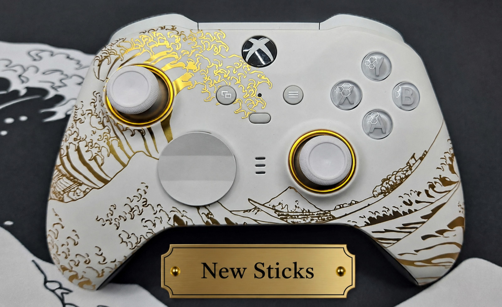 Xbox Elite Series 2 S X Wireless Controller Custom White Wave New Sticks