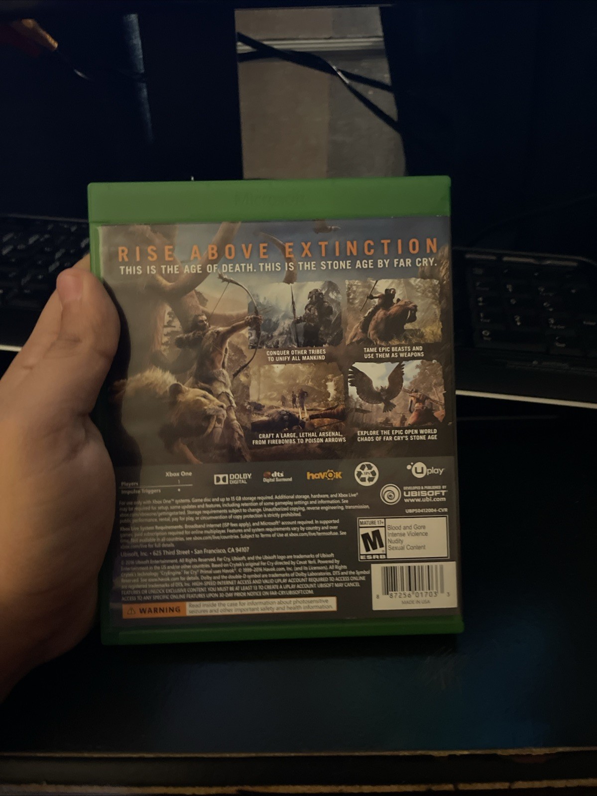 Far Cry Primal Microsoft Xbox One In Game Content Pass Included