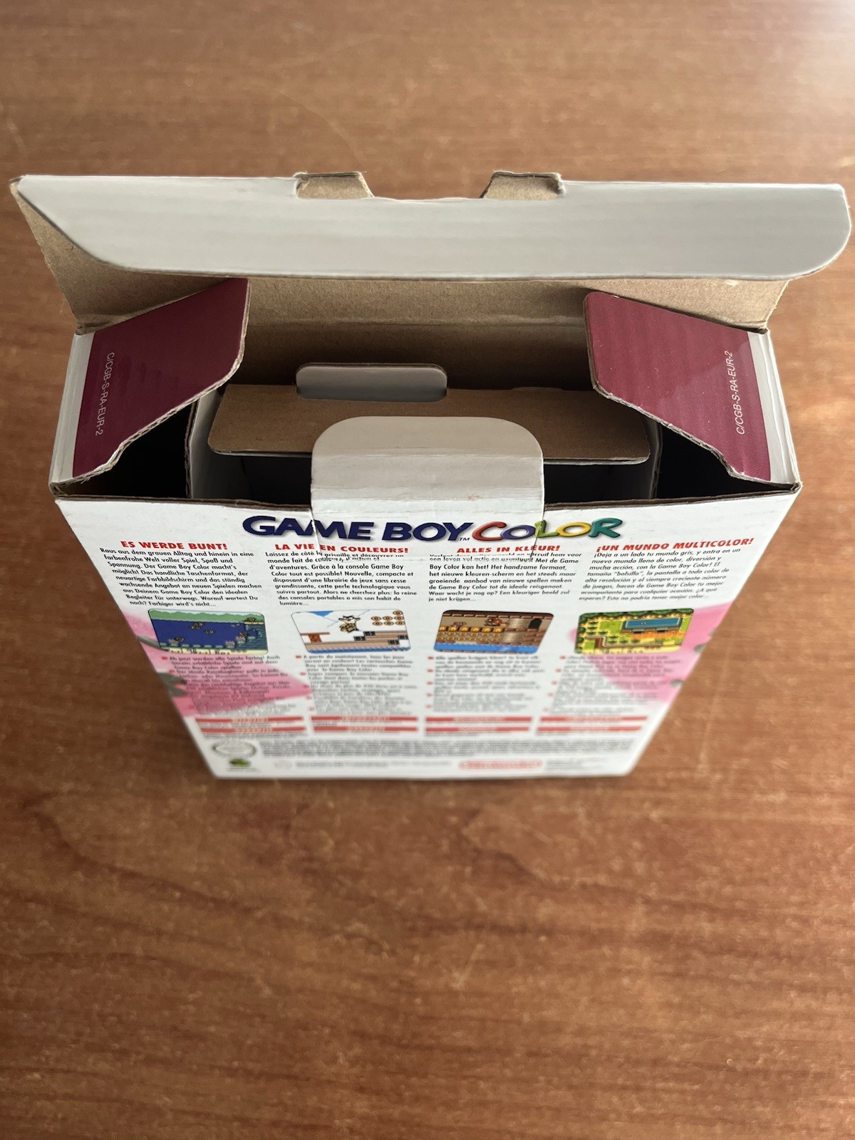 Nintendo Game Boy Color Berry CIB With Box + ITA Manual + Tarzan GBC Game