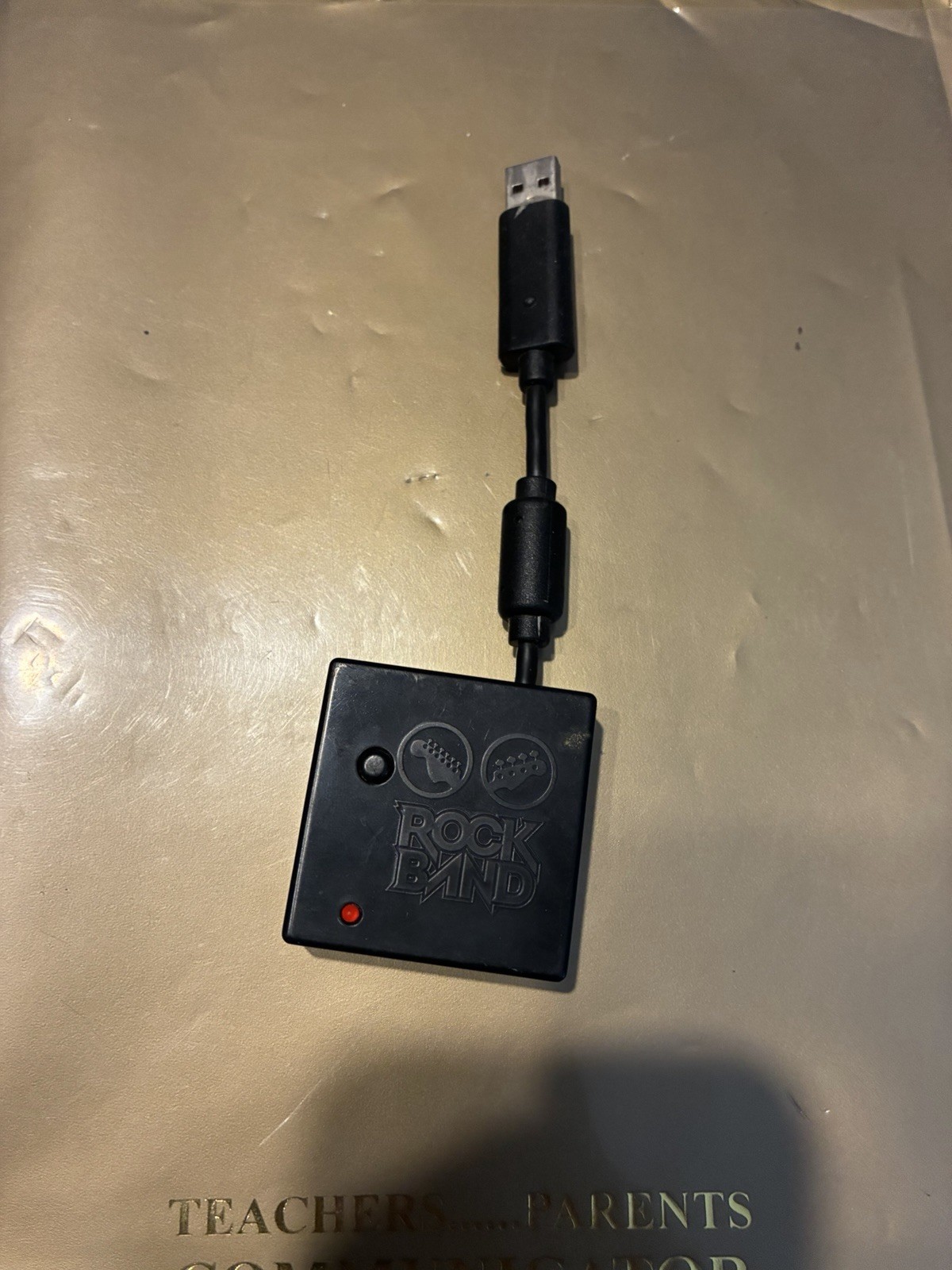 Rock Band USB Adapter Dongle for Controller, Wired USB, Black, VFR8221512