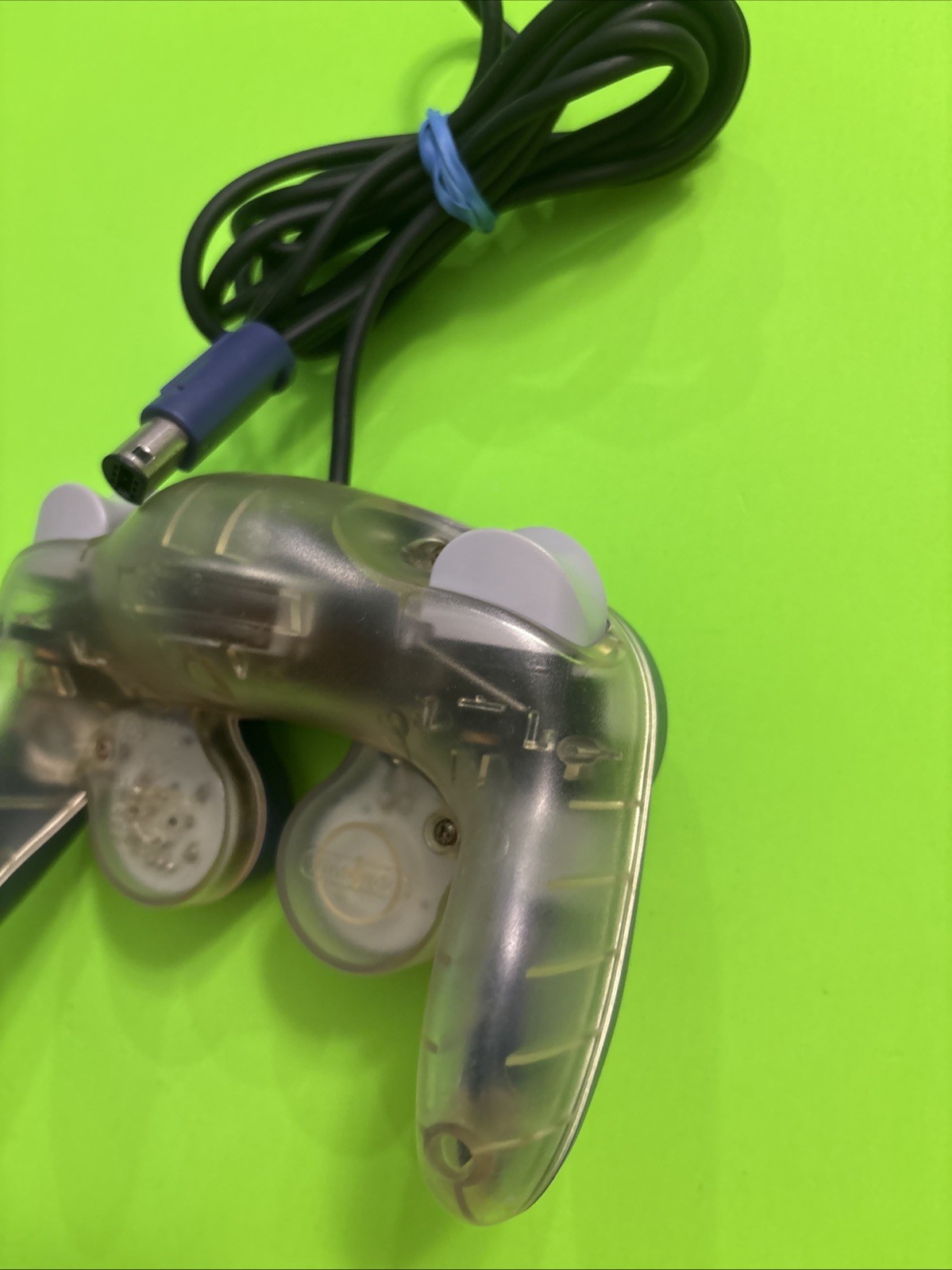 Nintendo GameCube Indigo Purple & Clear Back Controller DOL-003