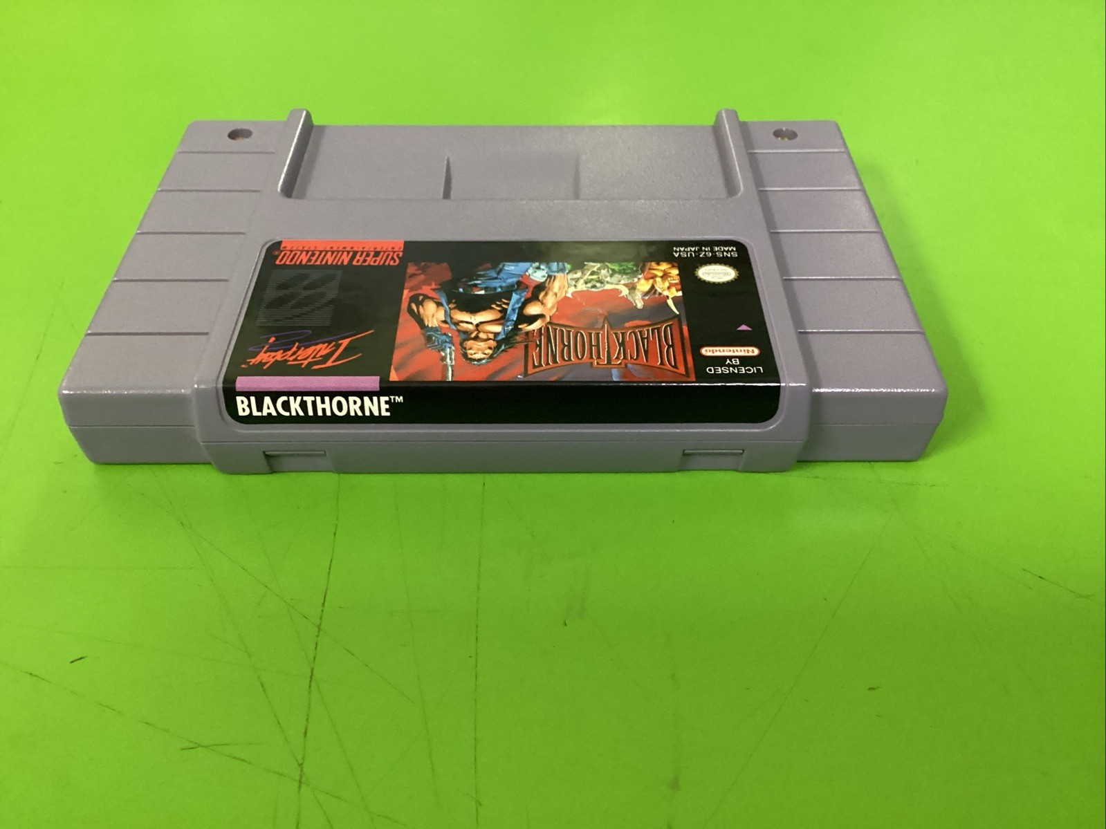Blackthorne (SNES, 1994) CIB Manual Reg Card & Inserts Tested & Working