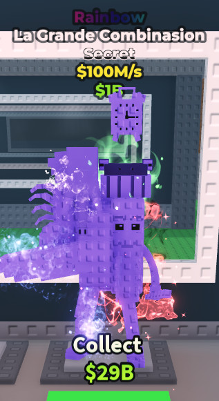 🔥🌈 Roblox Steal a Brainrot Rainbow La Grande Combinasion 🌈 100M/s 🔥