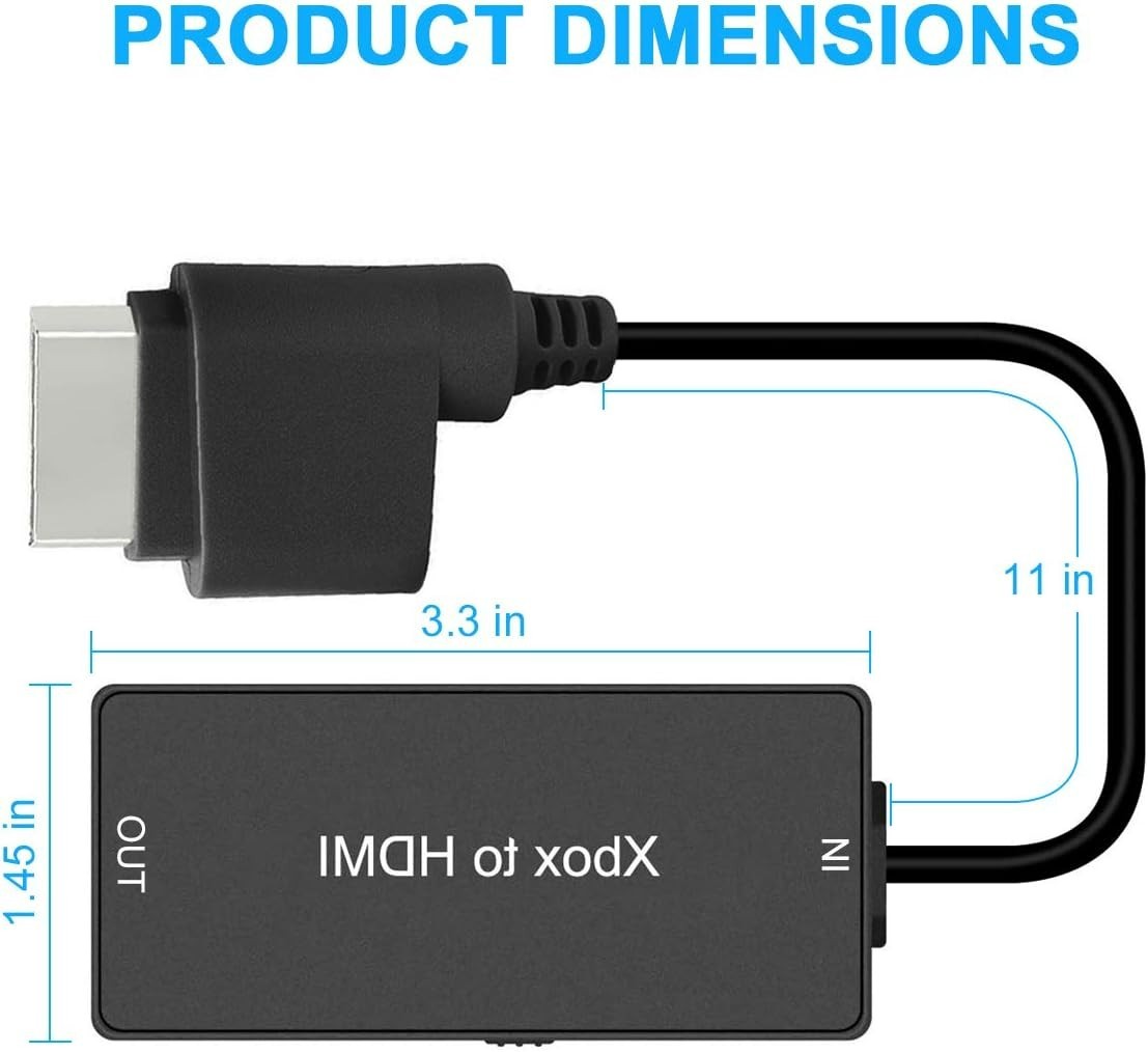 Xbox 360 to HDMI Converter Adapter Cable 720P 1080P HD for Xbox 360 Slim