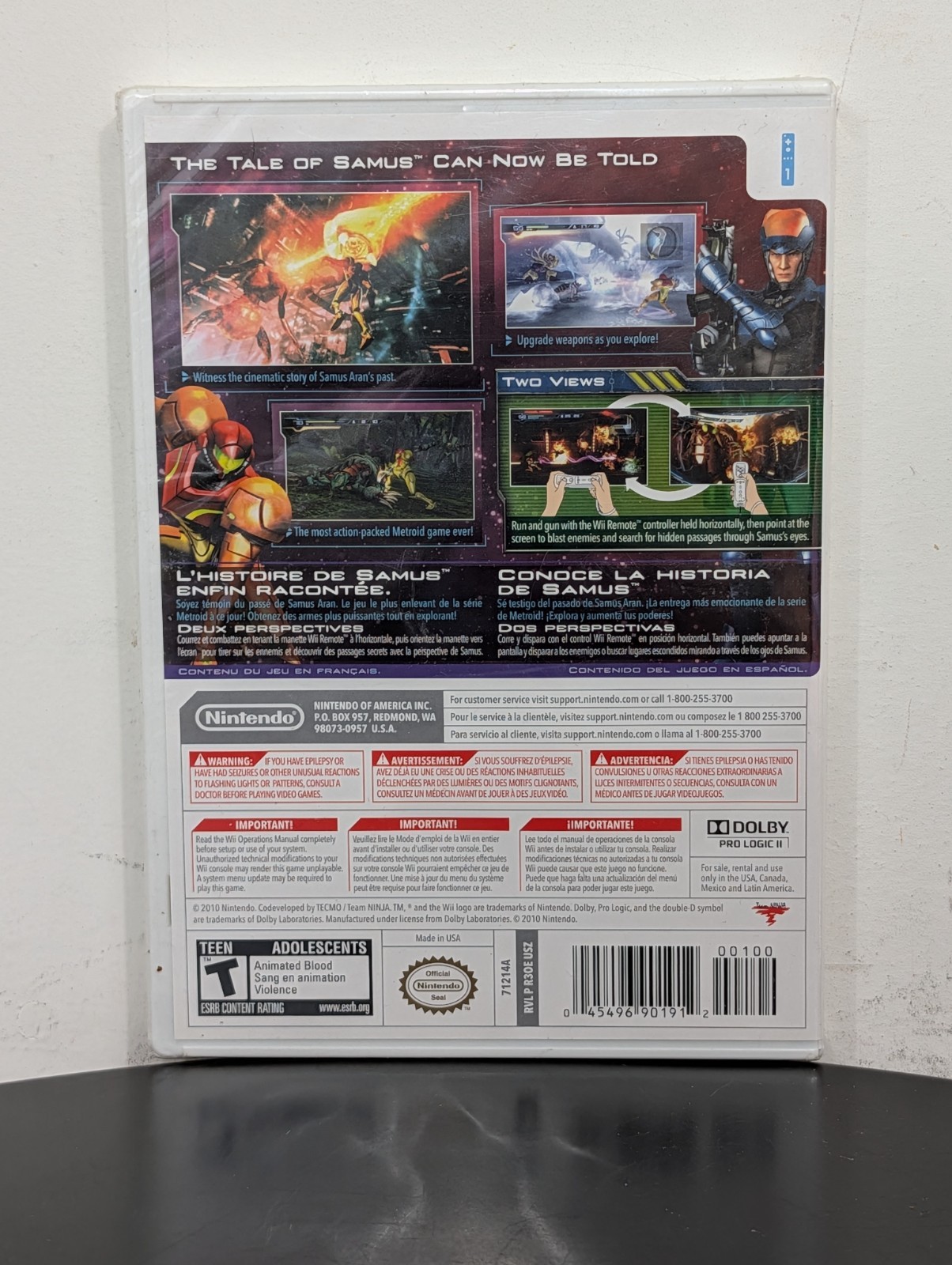 *NEW* METROID OTHER M WII Video Game 2010 NTSC Factory Sealed